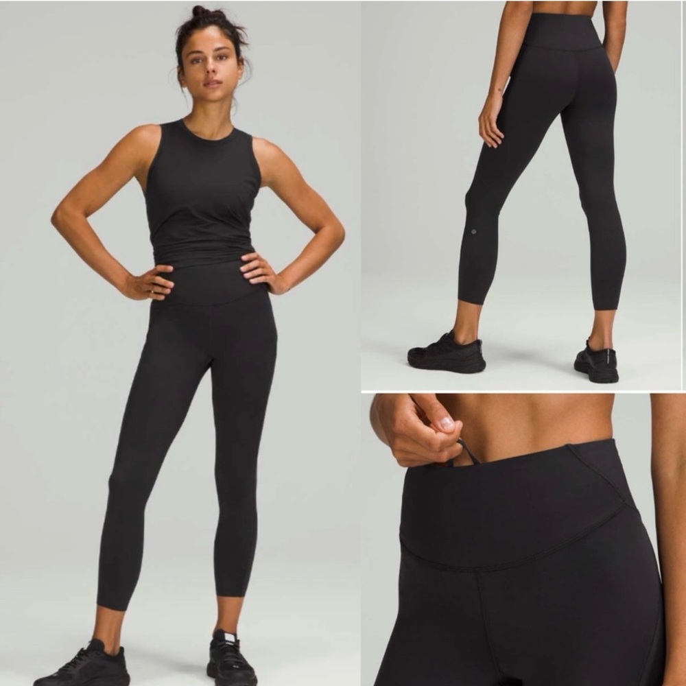 Lululemon Base Pace High-Rise Tight 25” Black EUC